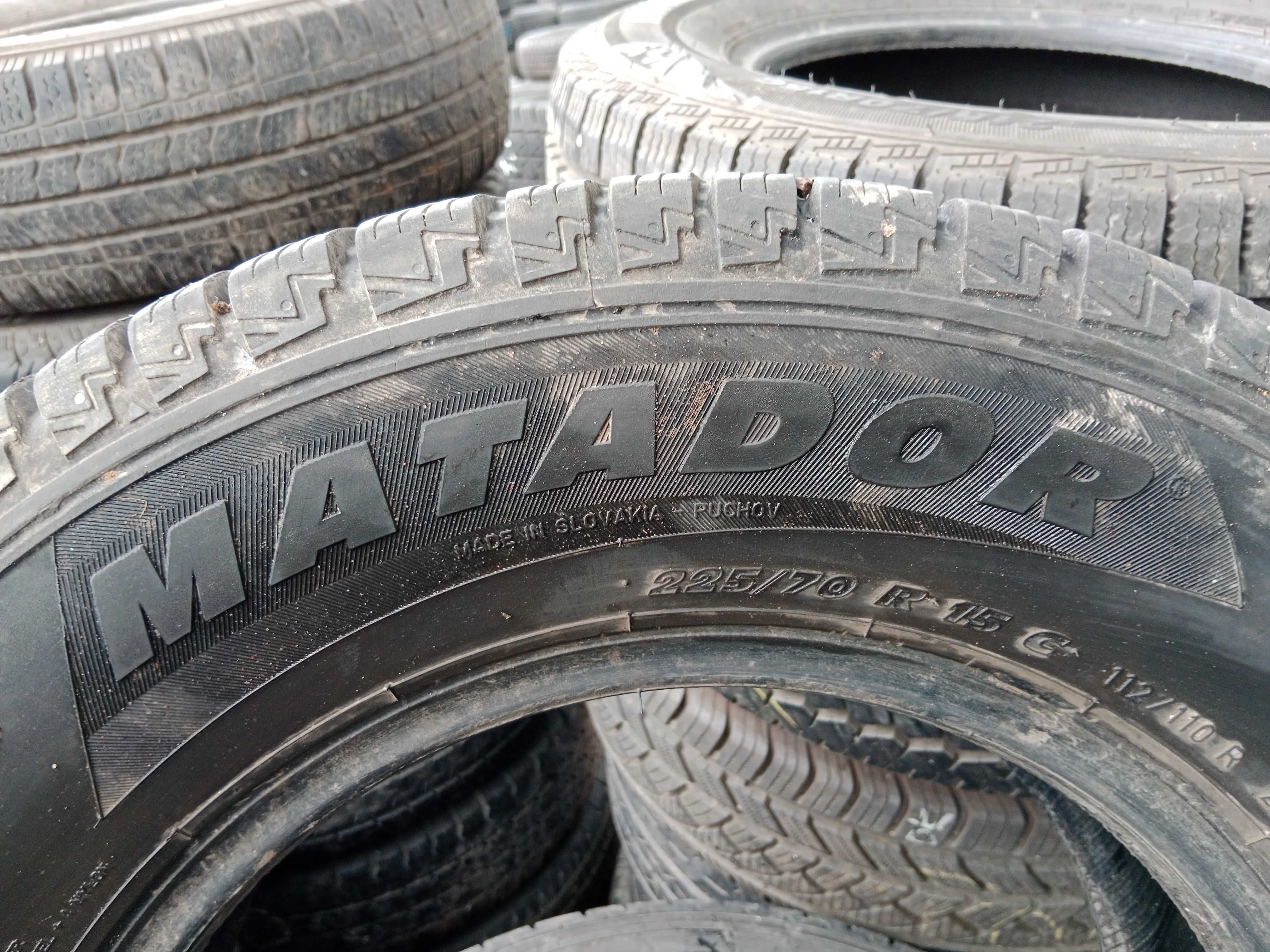 Opona używana 225/70R15C Matador Nordica Van MPS 520 1szt.