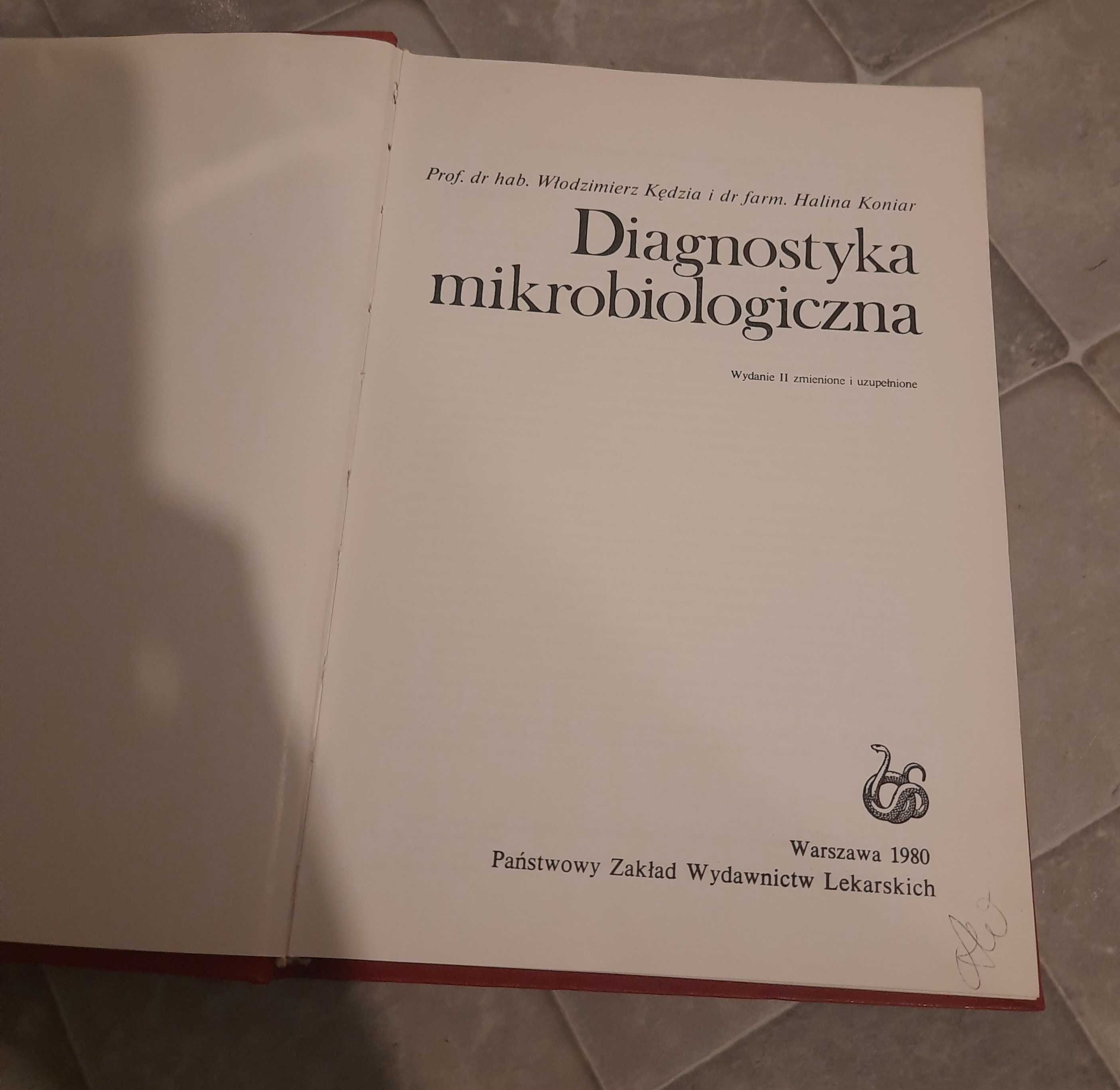 Diagnostyka mikrobiologiczna PZWL W.Kędzia H.Koniar 1980