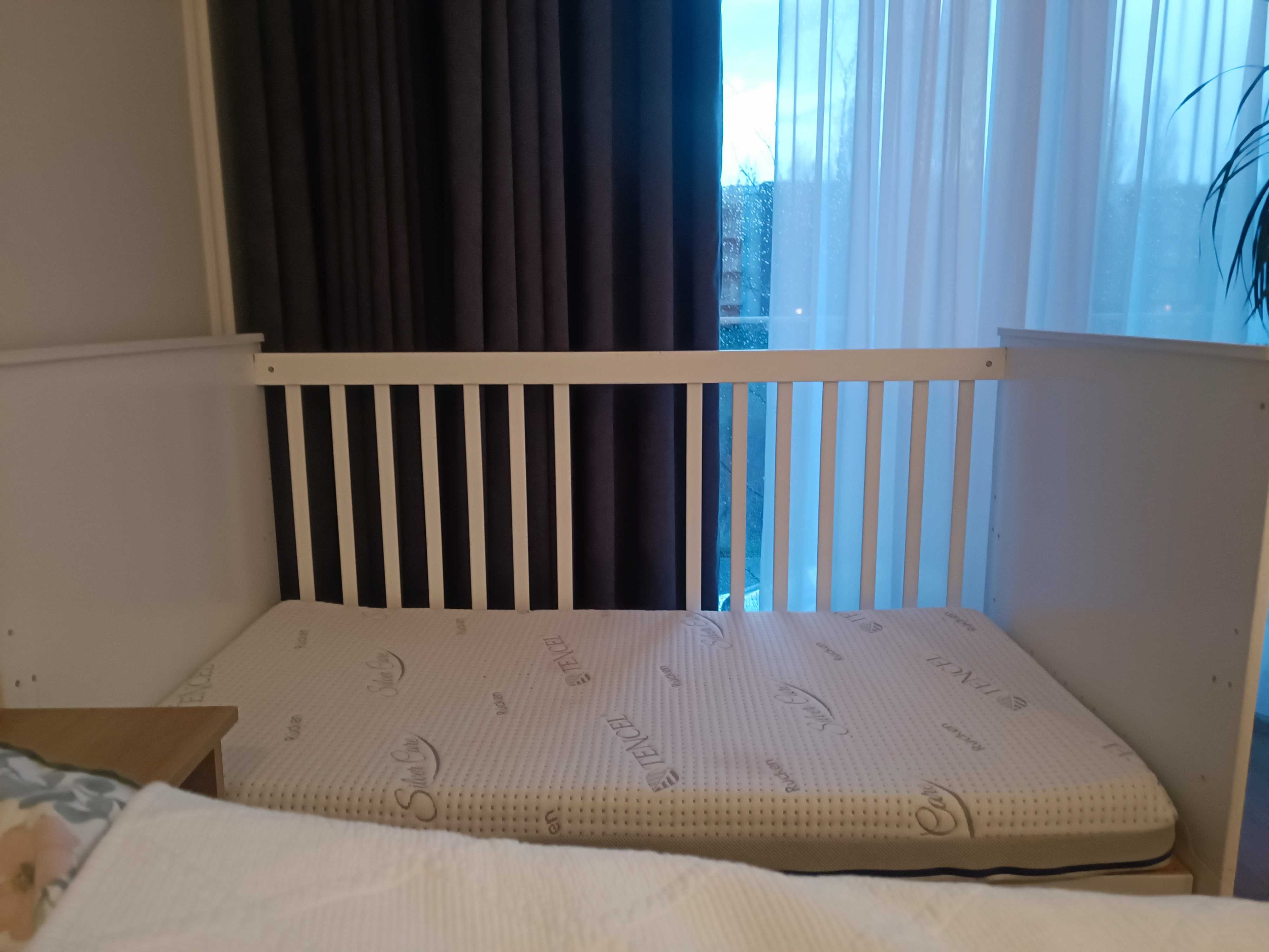Łóżeczko Bellamy Marylou 70x140 z materacem Rucken