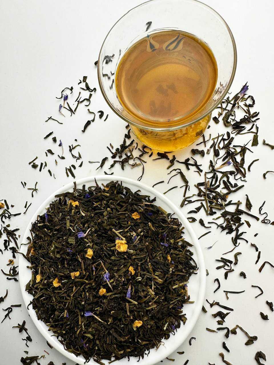 Рецепт ЛІТА - чорний та зелений чай з ароматом полуниці в вершках
