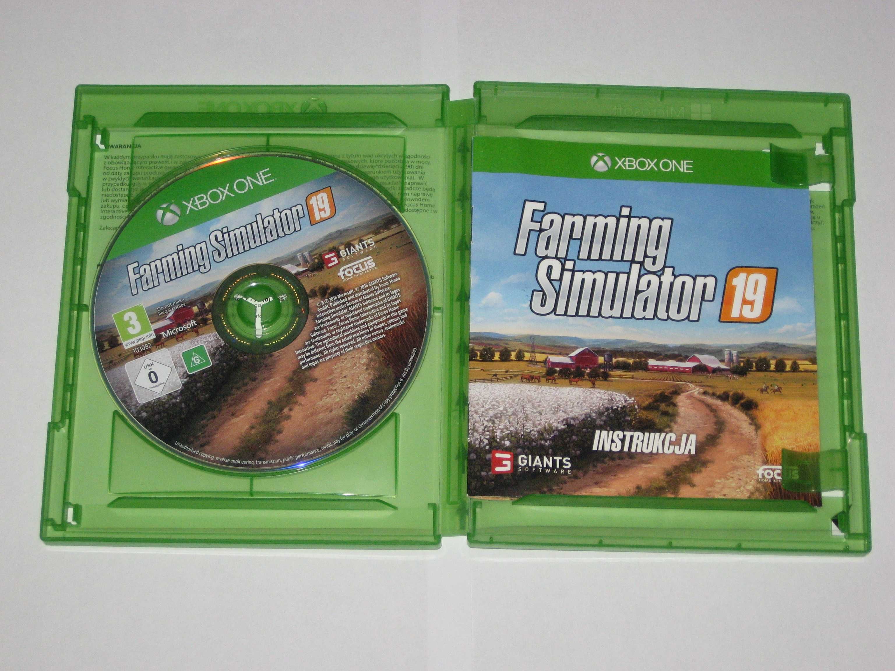 Farming Simulator 19 Xbox One jak NOWA! po polsku!