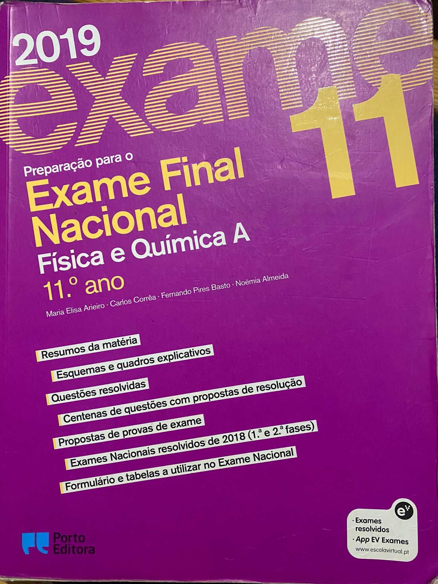 Preparação Exame Final Nacional | Física e Química e/ou Biologia 2019