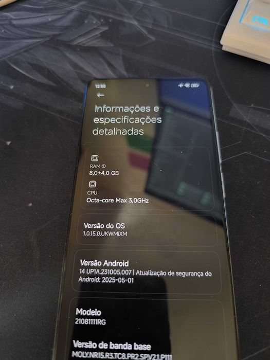 Xiaomi 11T 5G 8GB+4GB / 128GB 6.67'' Branco