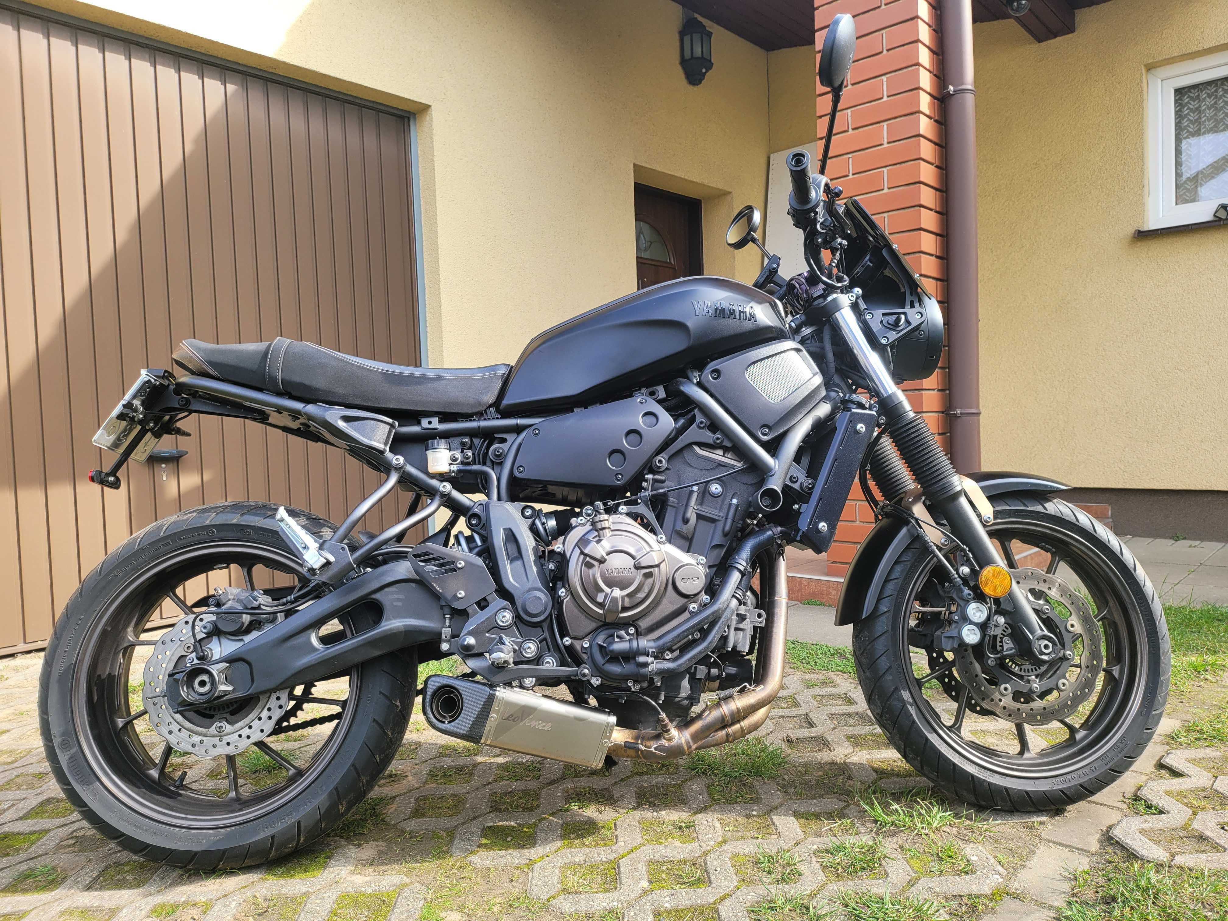 Yamaha XSR 700 A2 2018r ABS rej PL ~LeoVince~ mt 07 z650 cb trident 35