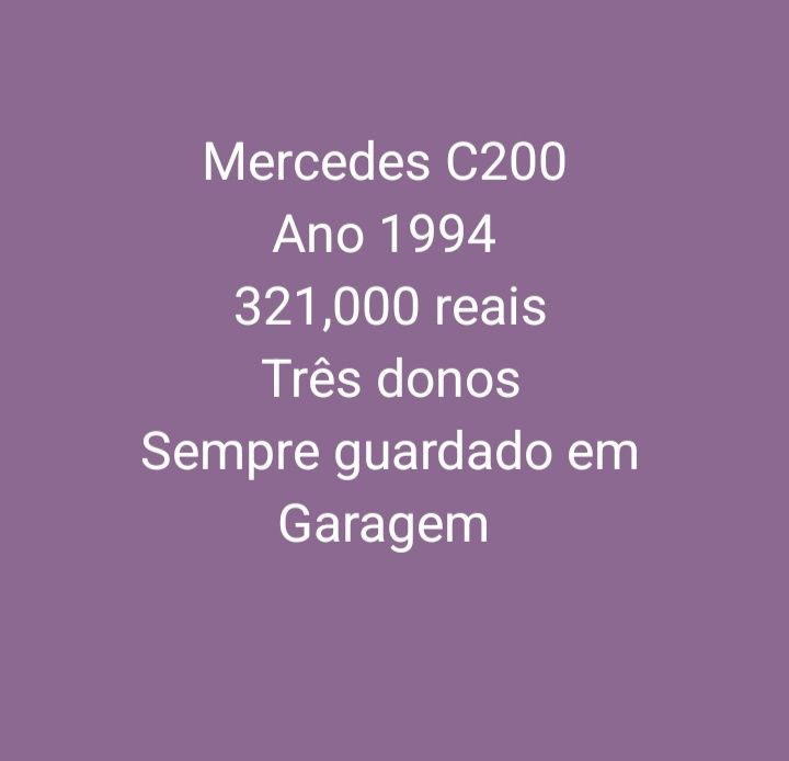 Mercedes C200, em bom estado.