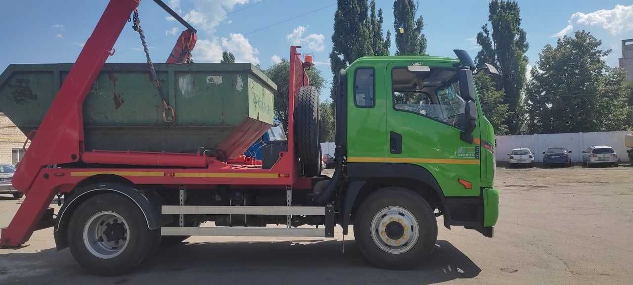 Вивезення сміття. Встановлення контейнера 7 м³ для відходів — Полтава