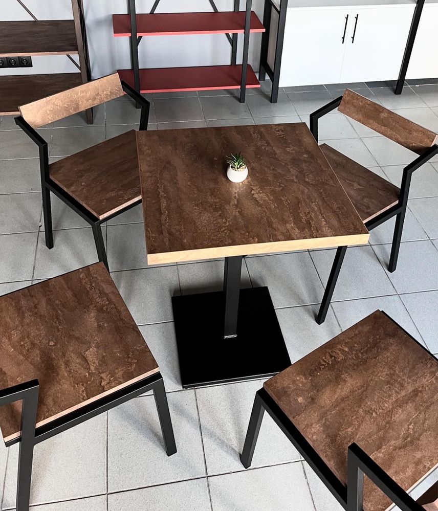 Стіл лофт/ комплект лофт/ стіл та стільці для кавʼярні/кафе/дому