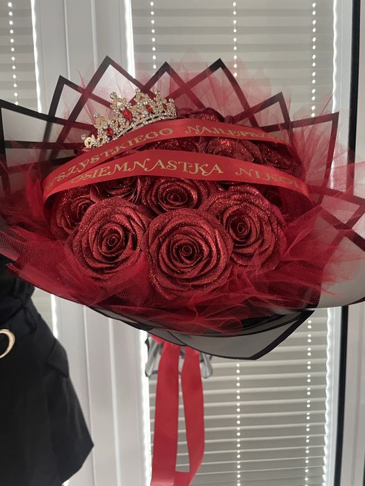 Bukiet Kwiaty Wieczne Róże