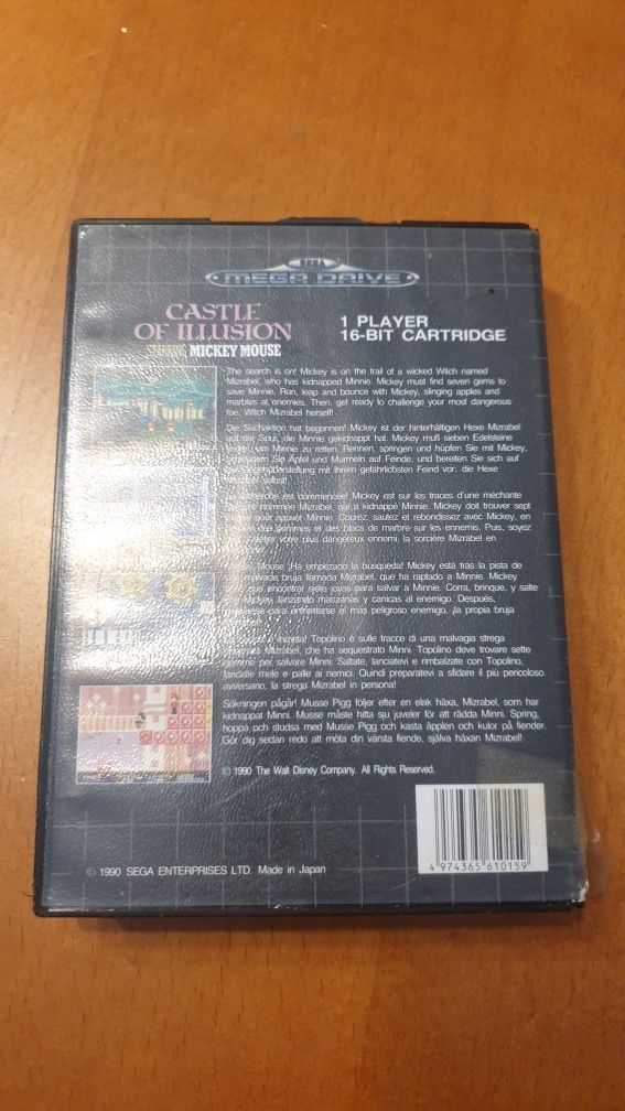 Castle of Illusion Sega Mega Drive