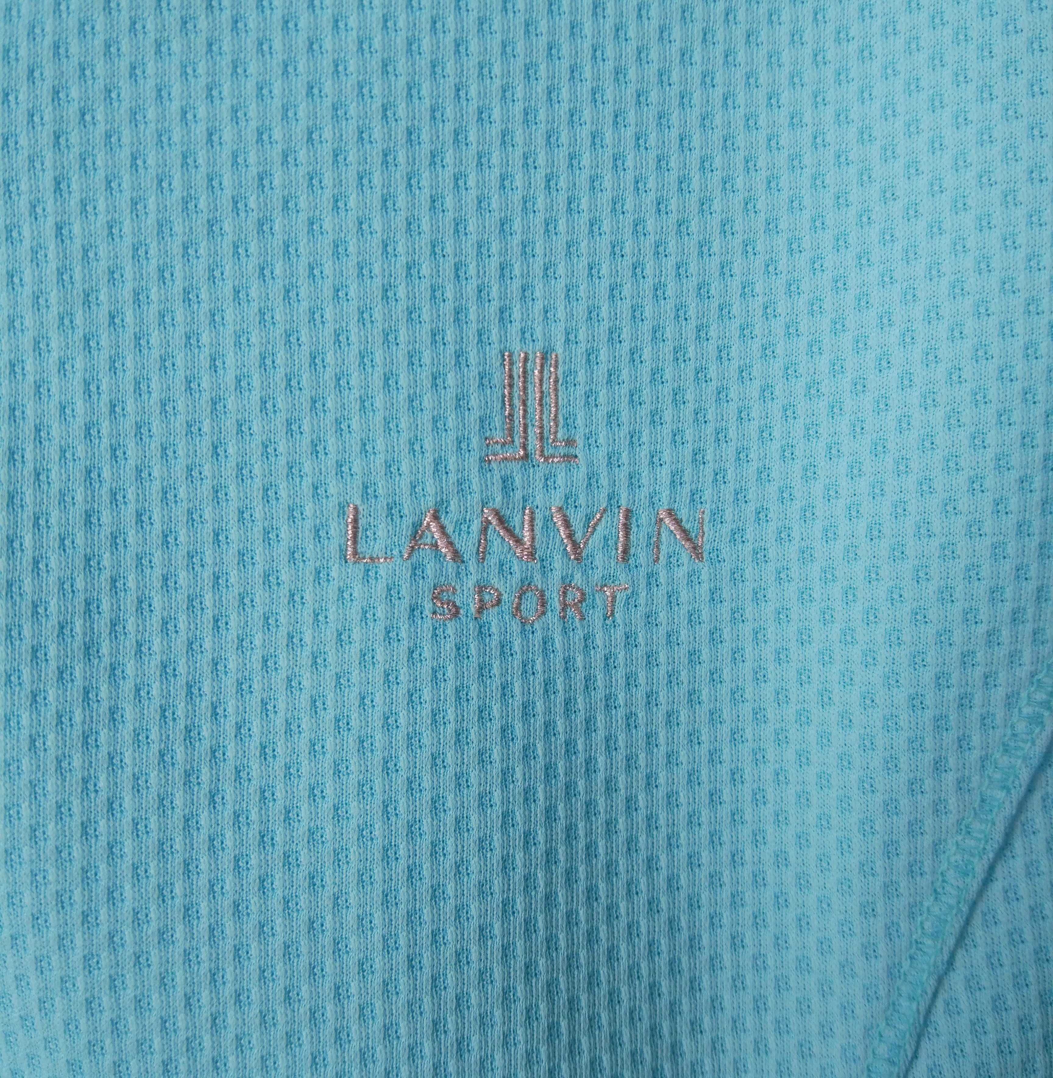 Lanvin Sport M S бірюзовий лонгслів люкс