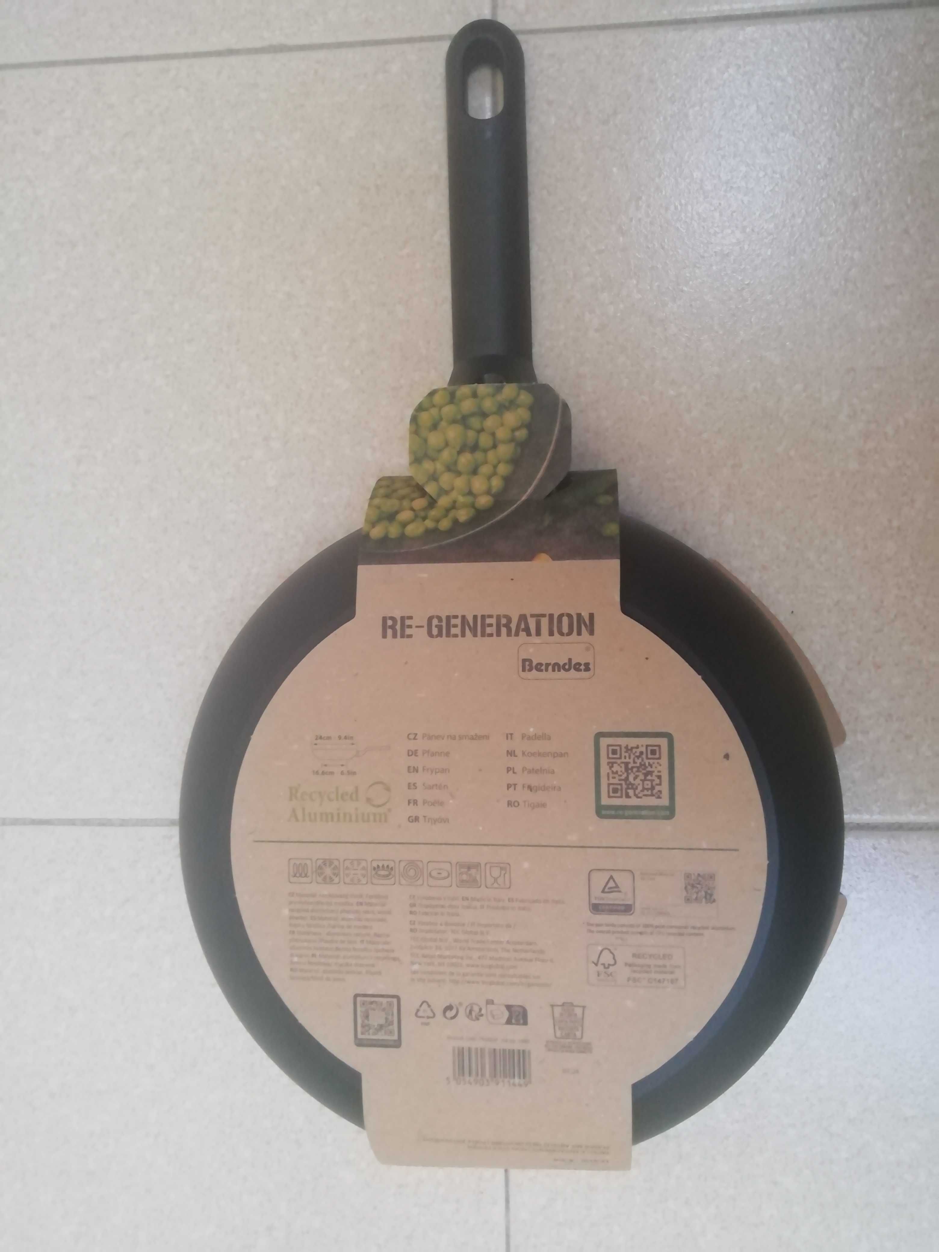 Frigidideira Berndes® Re-Generation 24 cm com Tampa (Novo)