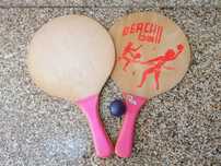Raquetes com bola