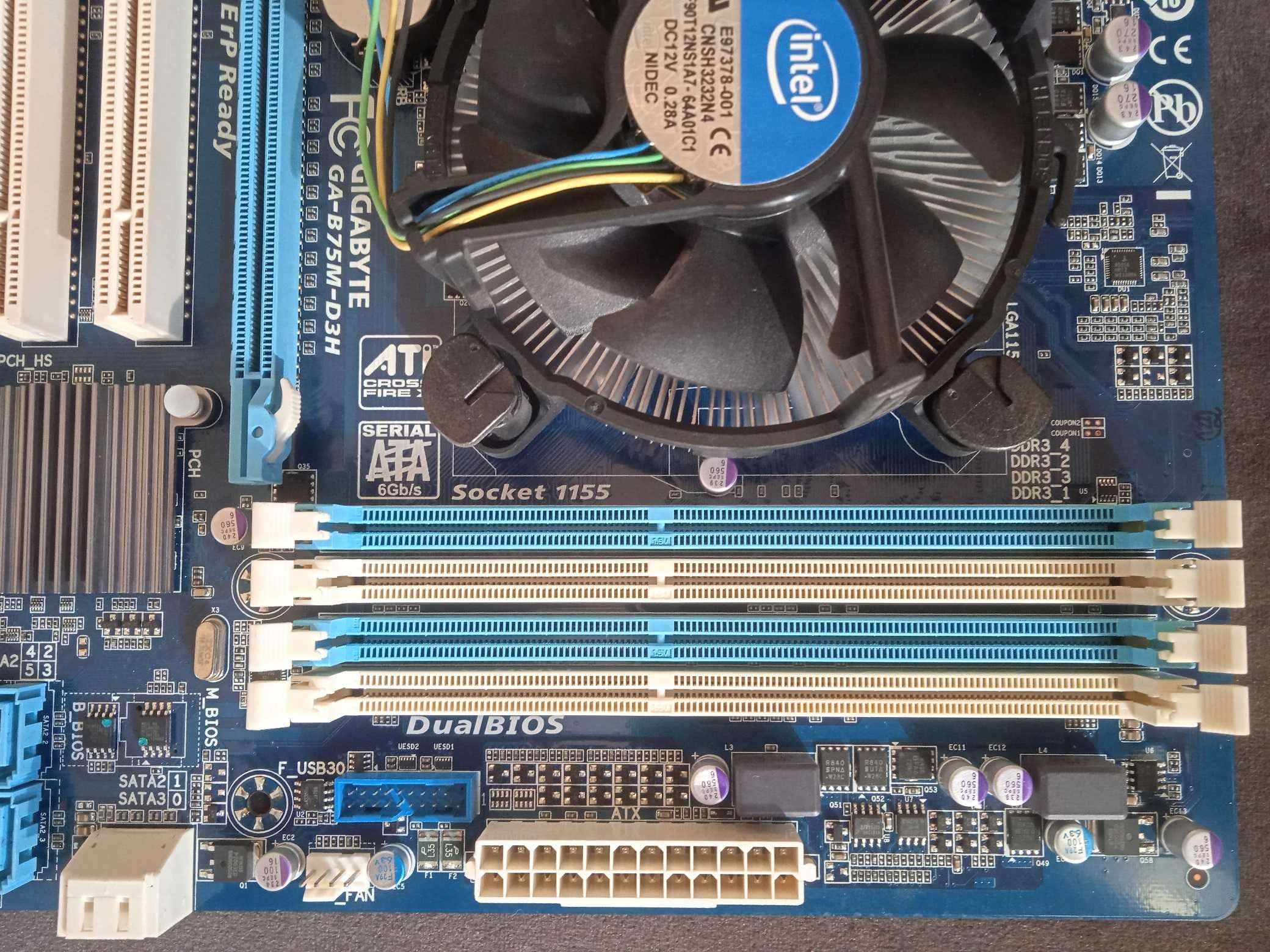 Intel i5-3570 + 16 GB RAM + płyta Gigabyte B75M-D3H
