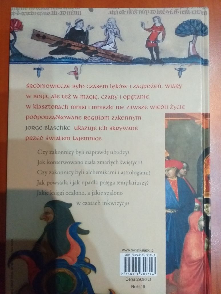 J.Blaschke Tajemnice Średniowiecza Sekretna historia zakonów NOWA