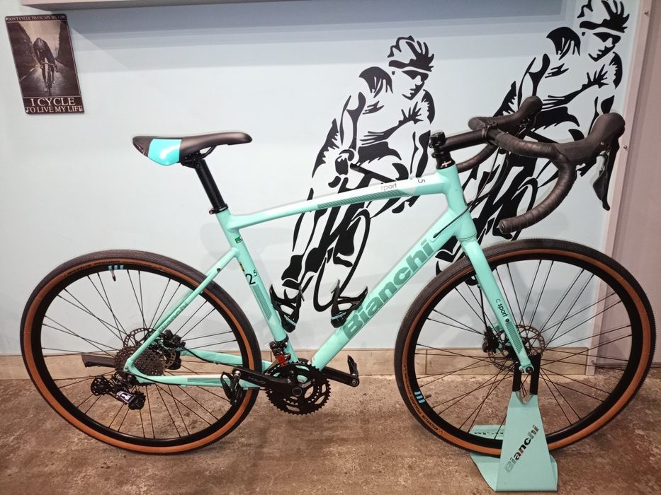 Rower Gravel Bianchi przebieg 100km(roz.55).