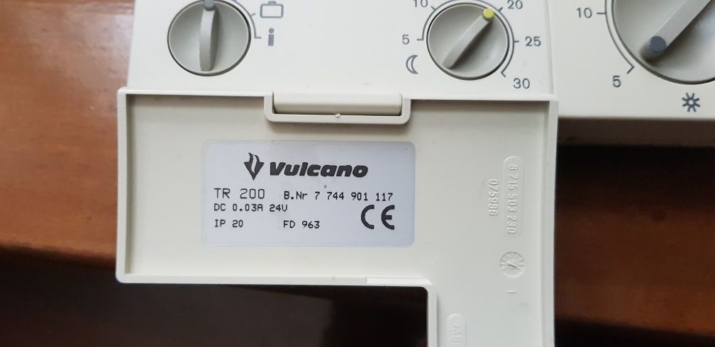 Vulcano TR 200 controlador regulador caldeira