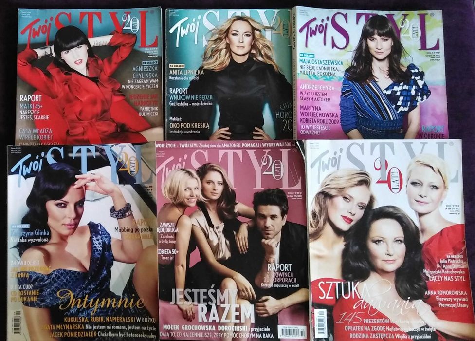 Twój Styl z 2010 Chylińska Glinka Lipnicka Mołek Dorociński Dymna inni