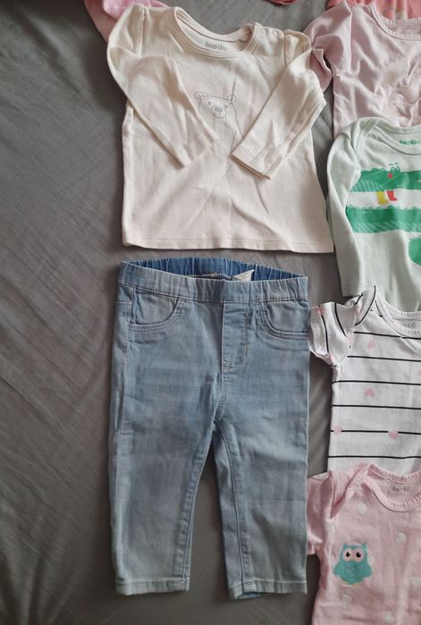 Zestaw ubranek dla dziewczynki 62-68