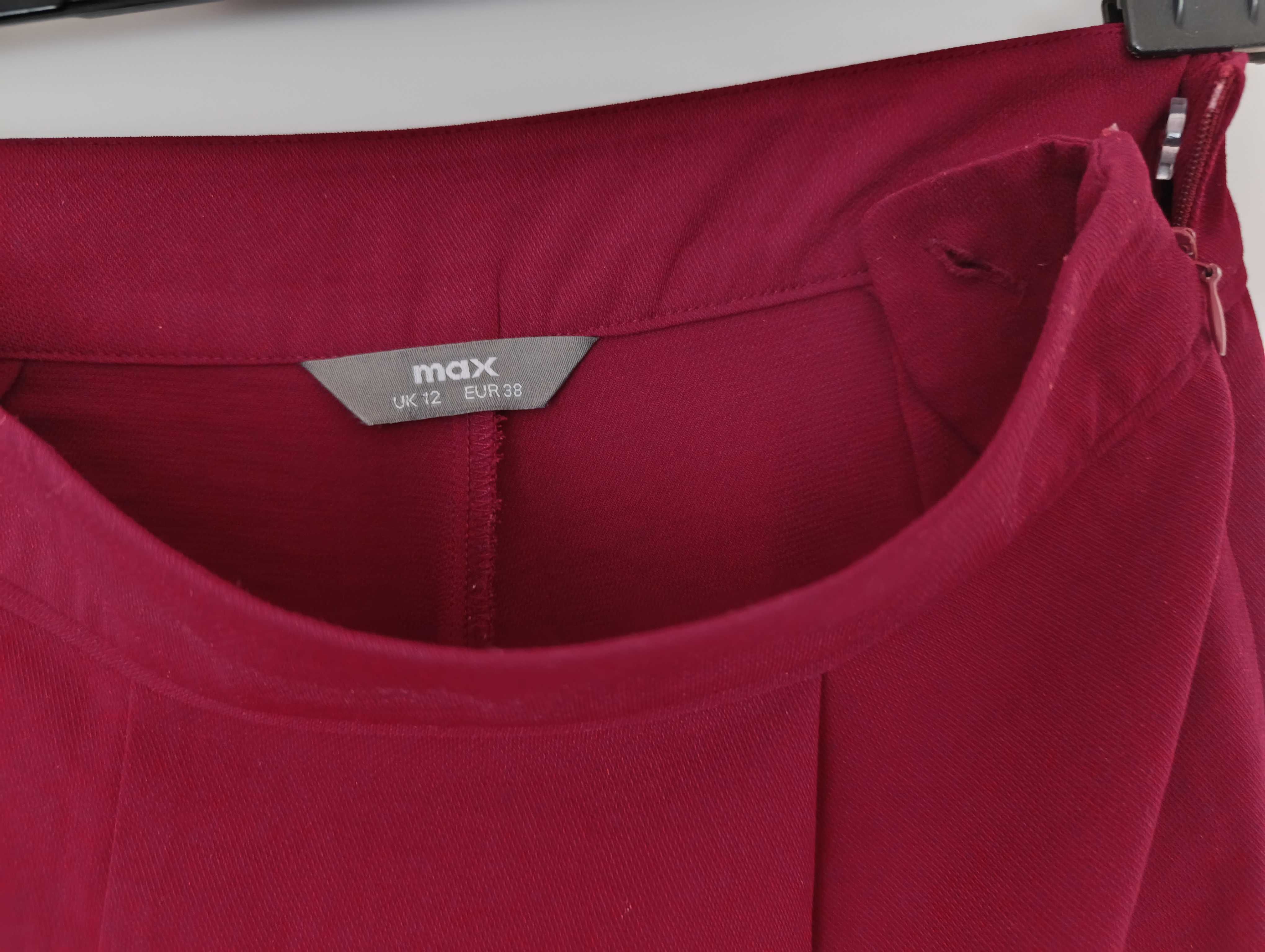 Bordowe kuloty na lato r. 38 (M)