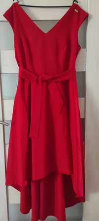 Sukienka czerwona na wesele suknia 46 48