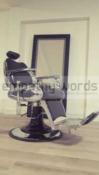 Cadeira de Barbeiro - Nova - Fabrica
