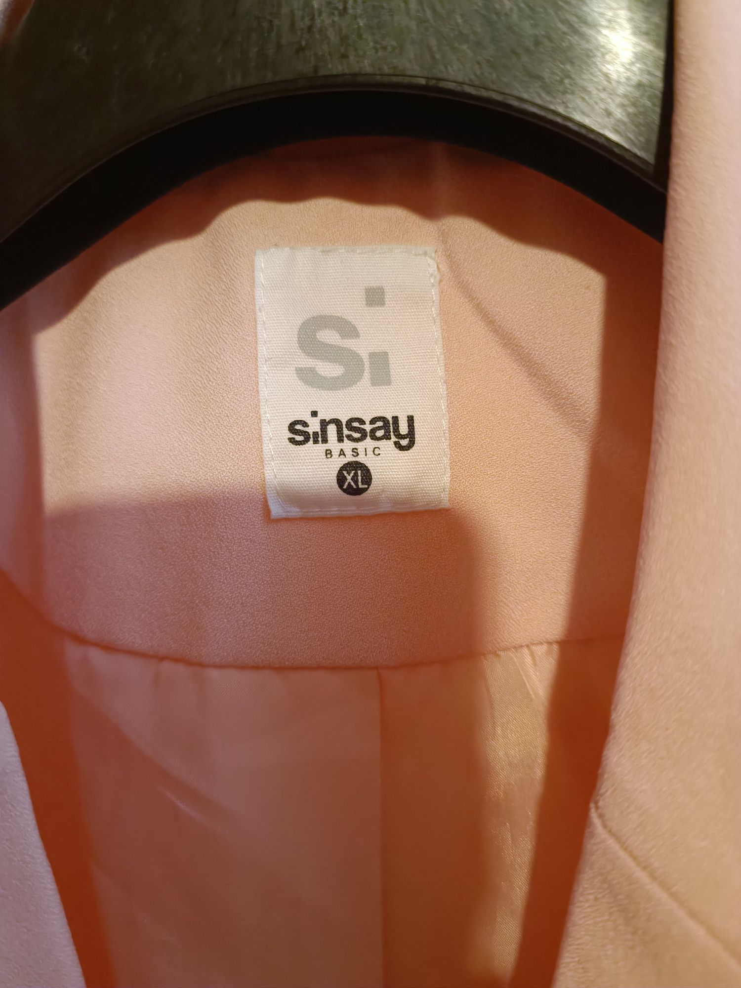 Marynarka Sinsay kolor pudrowy róż