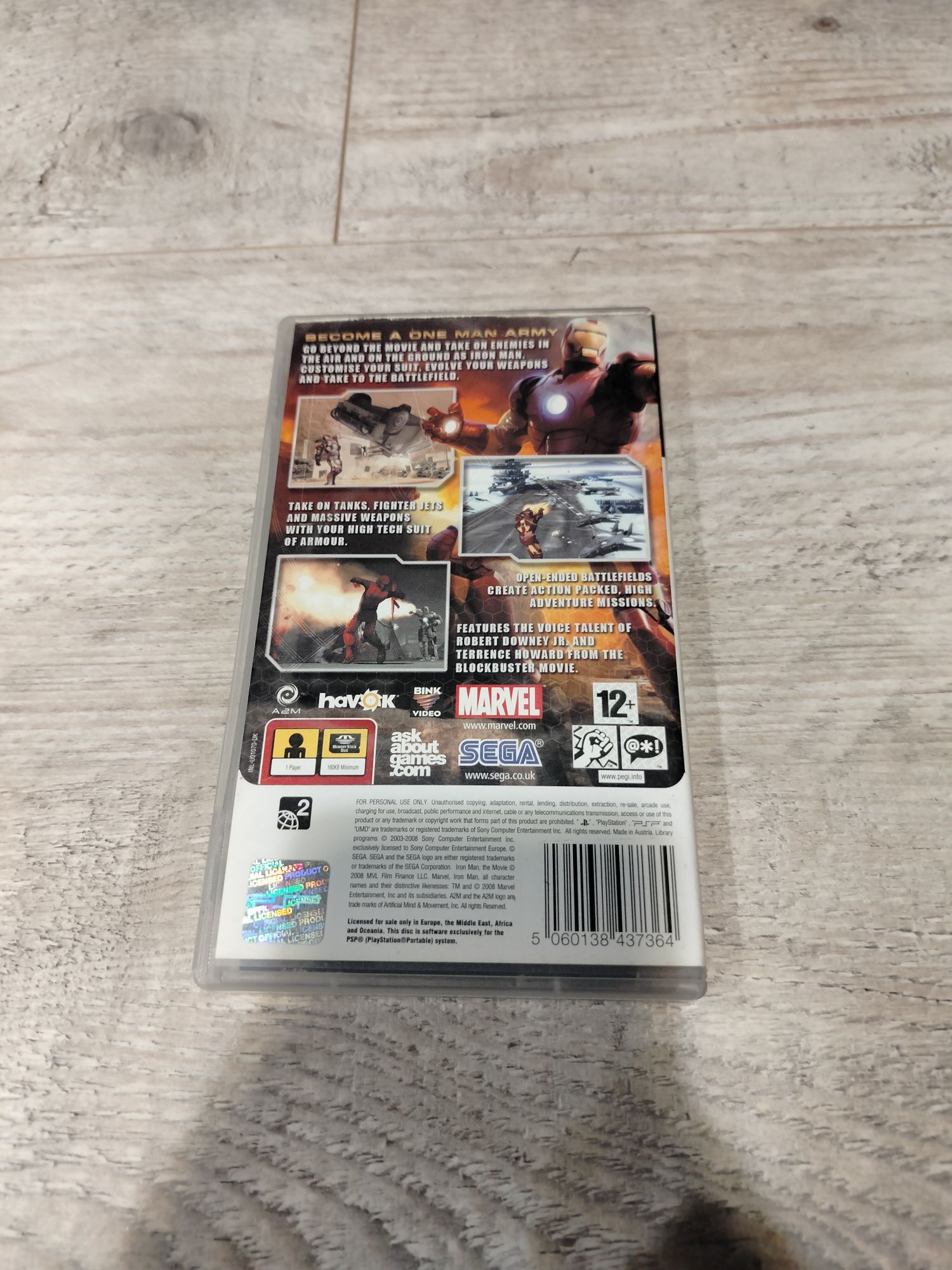 Gra iron Man psp