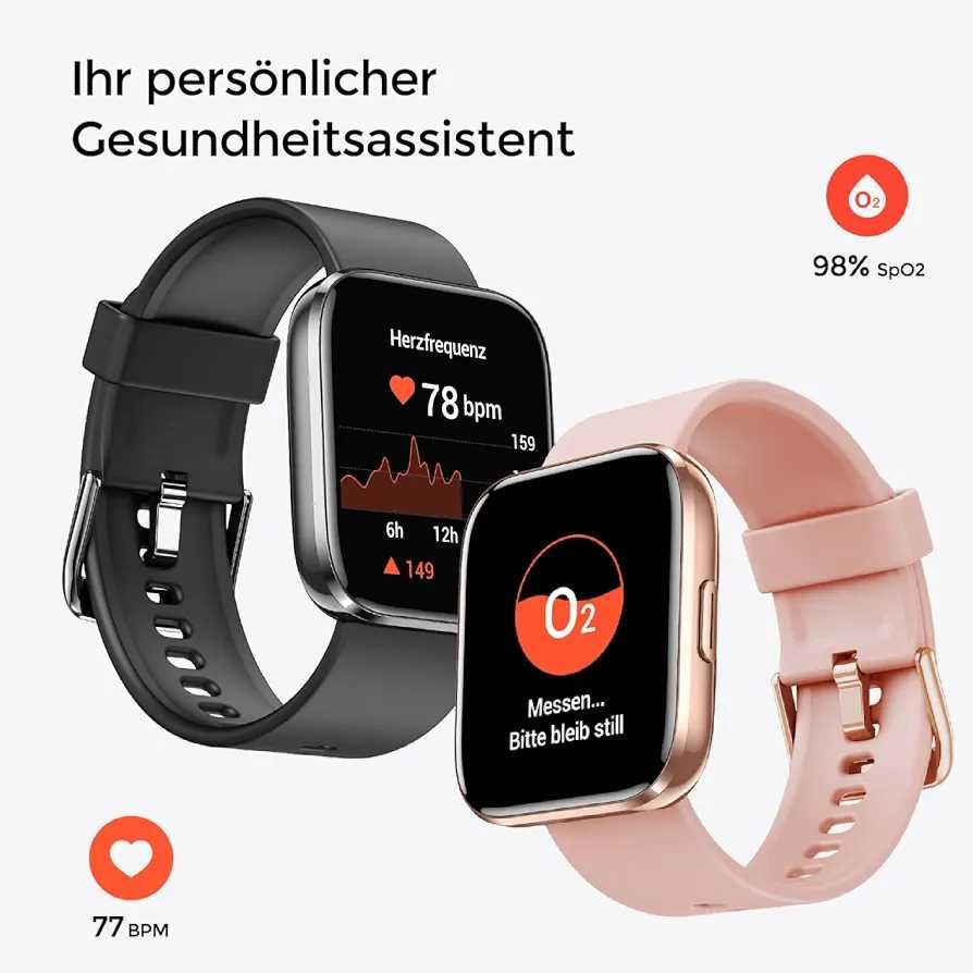 Smartwatch Letsactive damski zegarek IP68 14 trybów