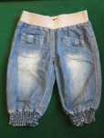 Spodnie jeansowe pumpy r.80