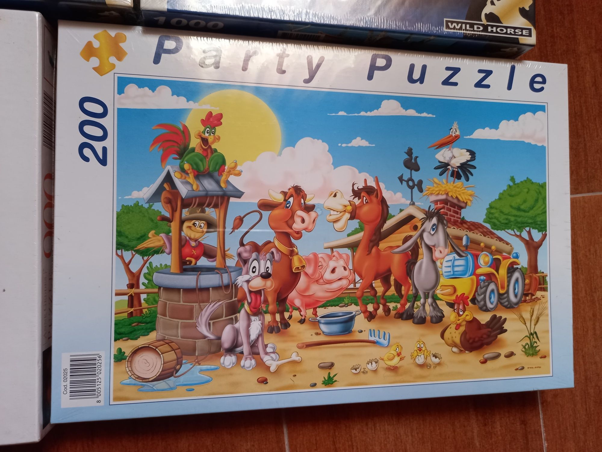 4 Puzzles novos e embalados