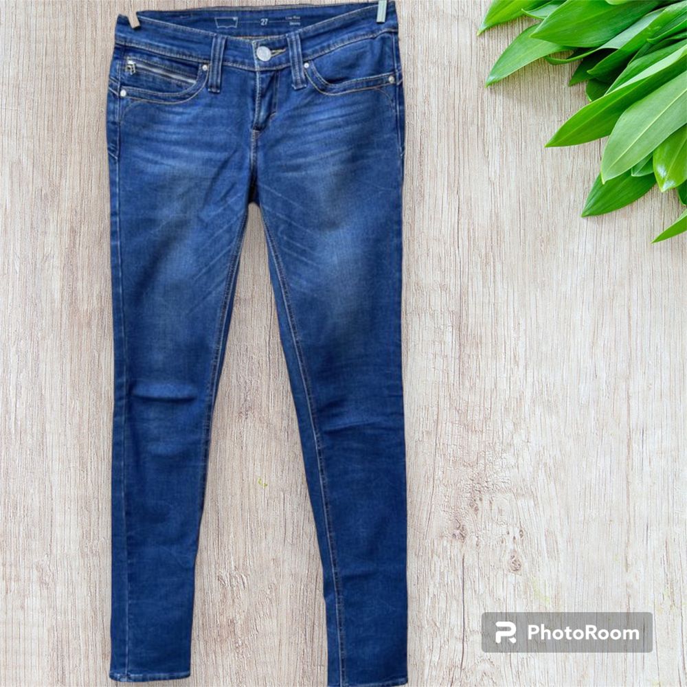 Джинси levis левис оригінал low rise skinny с ефектом push-up w27 l34