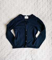 Granatowy sweter 122 Zara dla dziewczynki