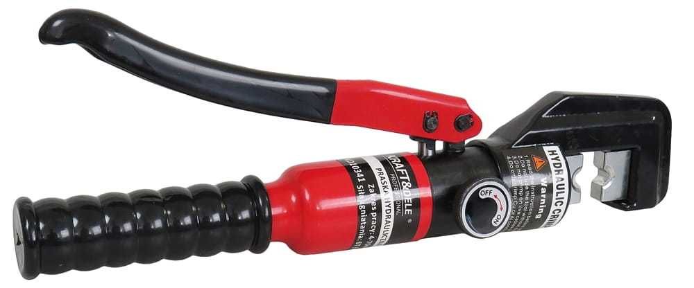 KRAFT&DELE Praska Hydrauliczna Zaciskarka Do Kabli 6t 4-70mm KD10341