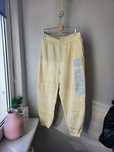 Spodnie dresowe oversize butteryellow 60% bawełna