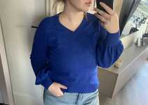 Sweter z bufiastymi rękawami