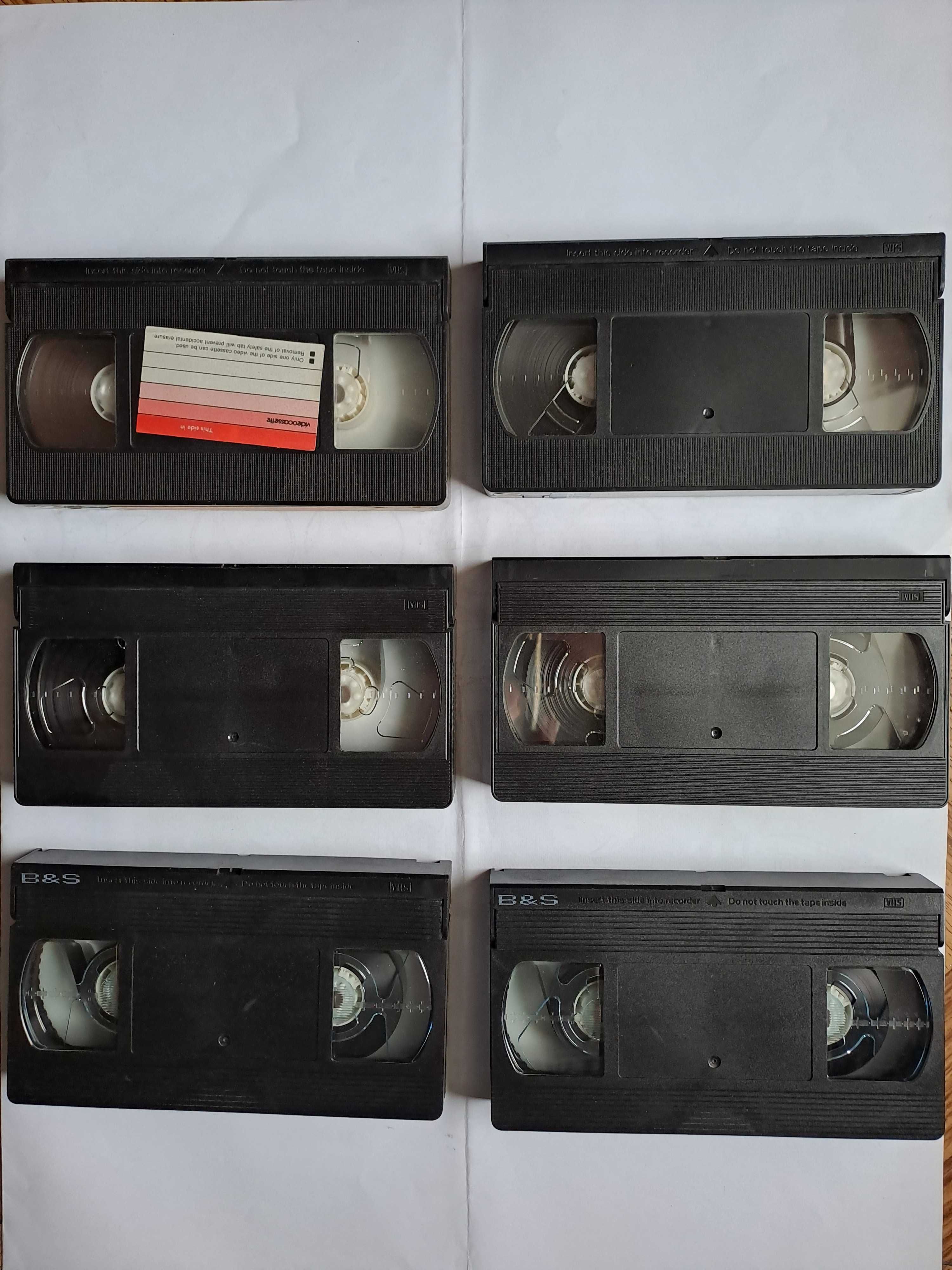 zestaw 6 kaset VHS