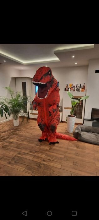 Kostium dmuchany dinozaur