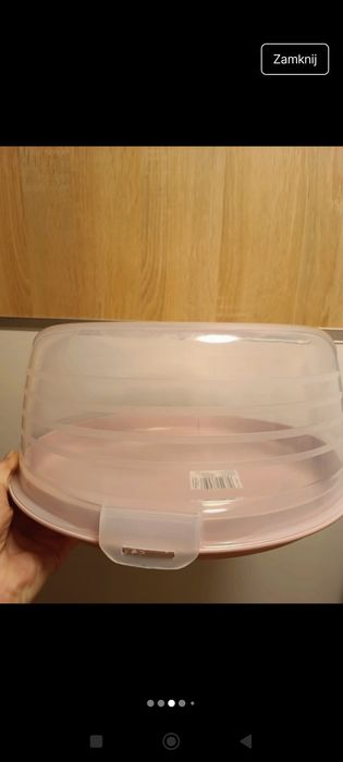Duży pojemnik na tort/ciasto