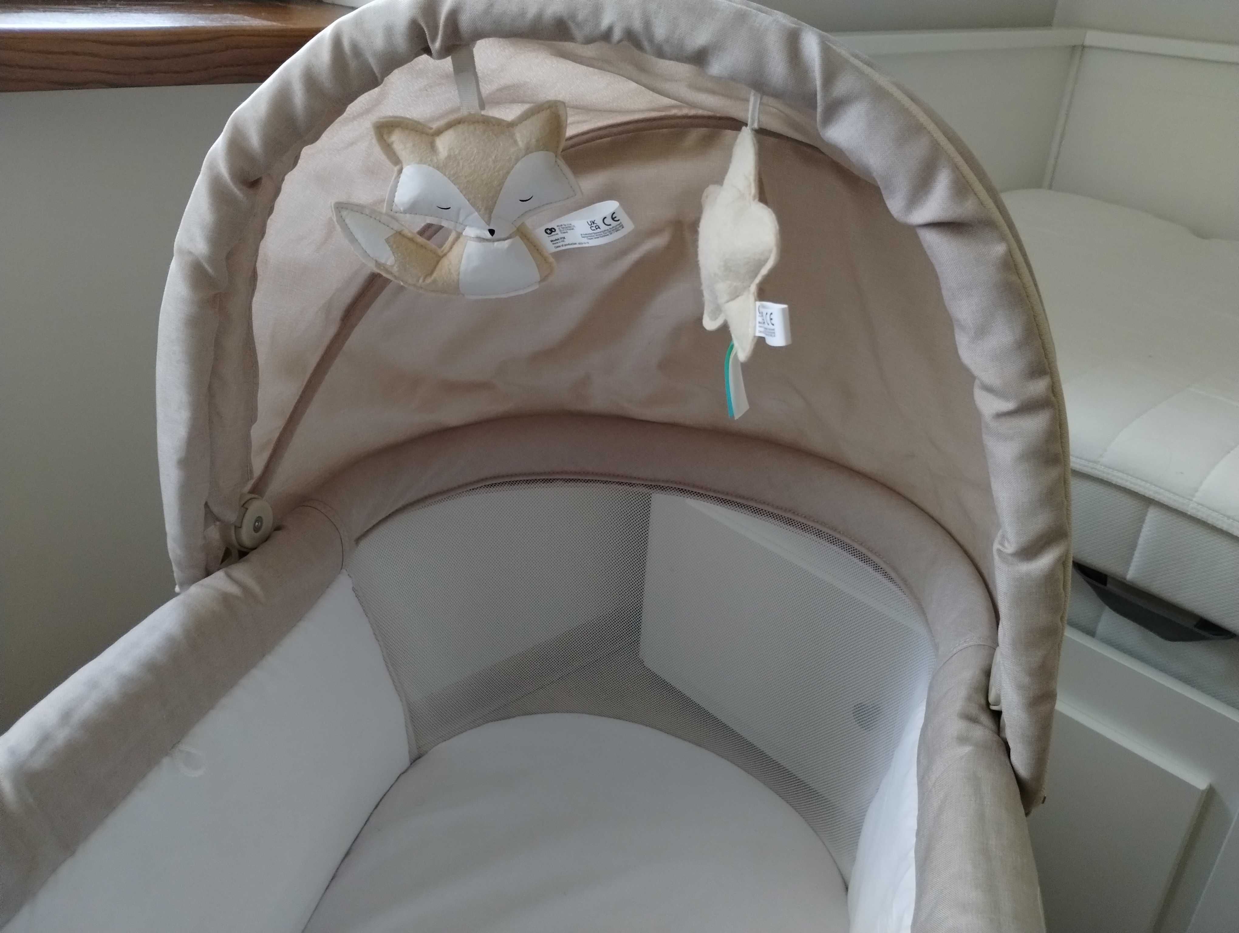 Kołyska składana Kinderkraft Lovi, beżowa (beige)