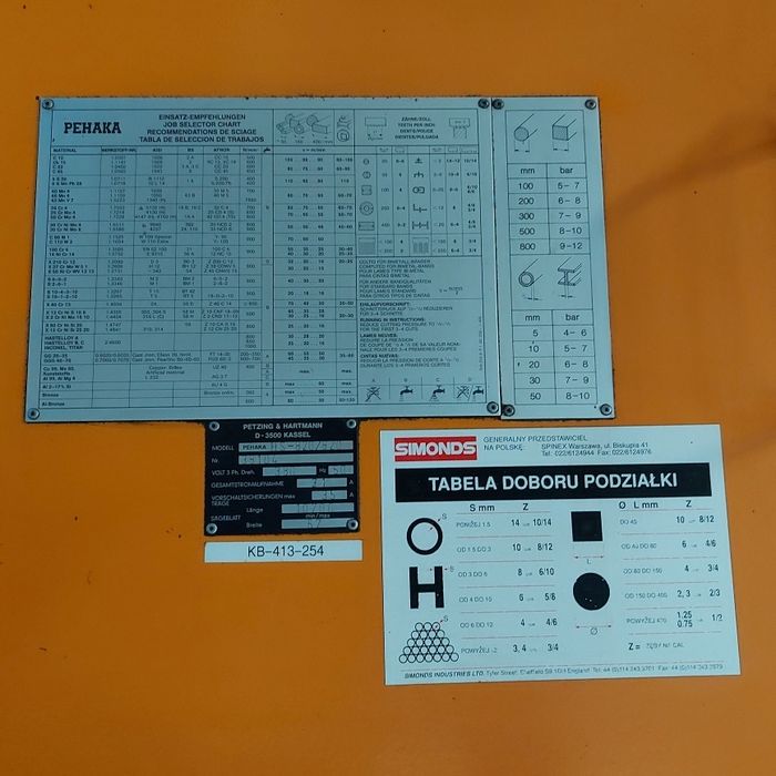 Piła Taśmowa PEHAKA HS820/820