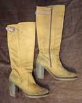 Buty damskie kozaki skórzane Venezia Vintage Style rozmiar 38 Camel