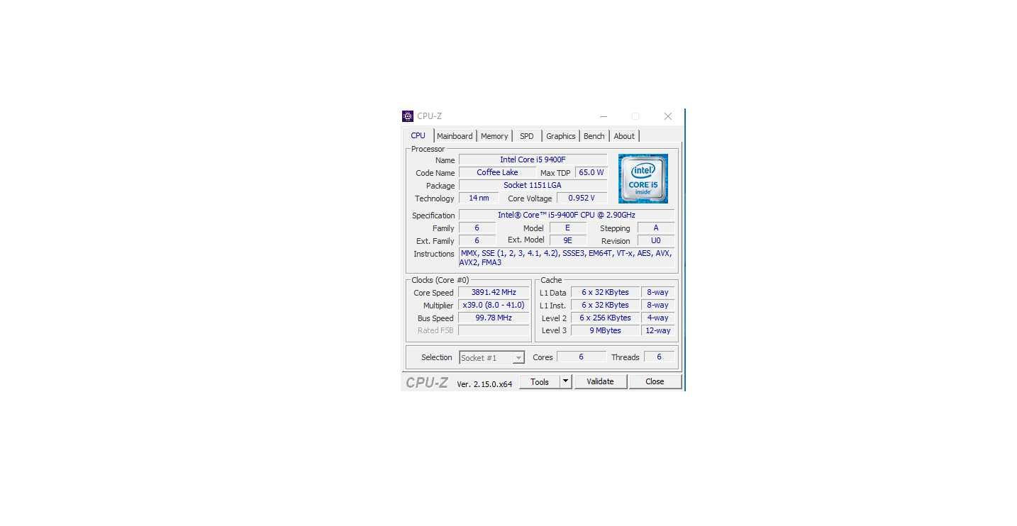 Bundle Intel i5-9400F + B360M + 16GB 2666mhz
