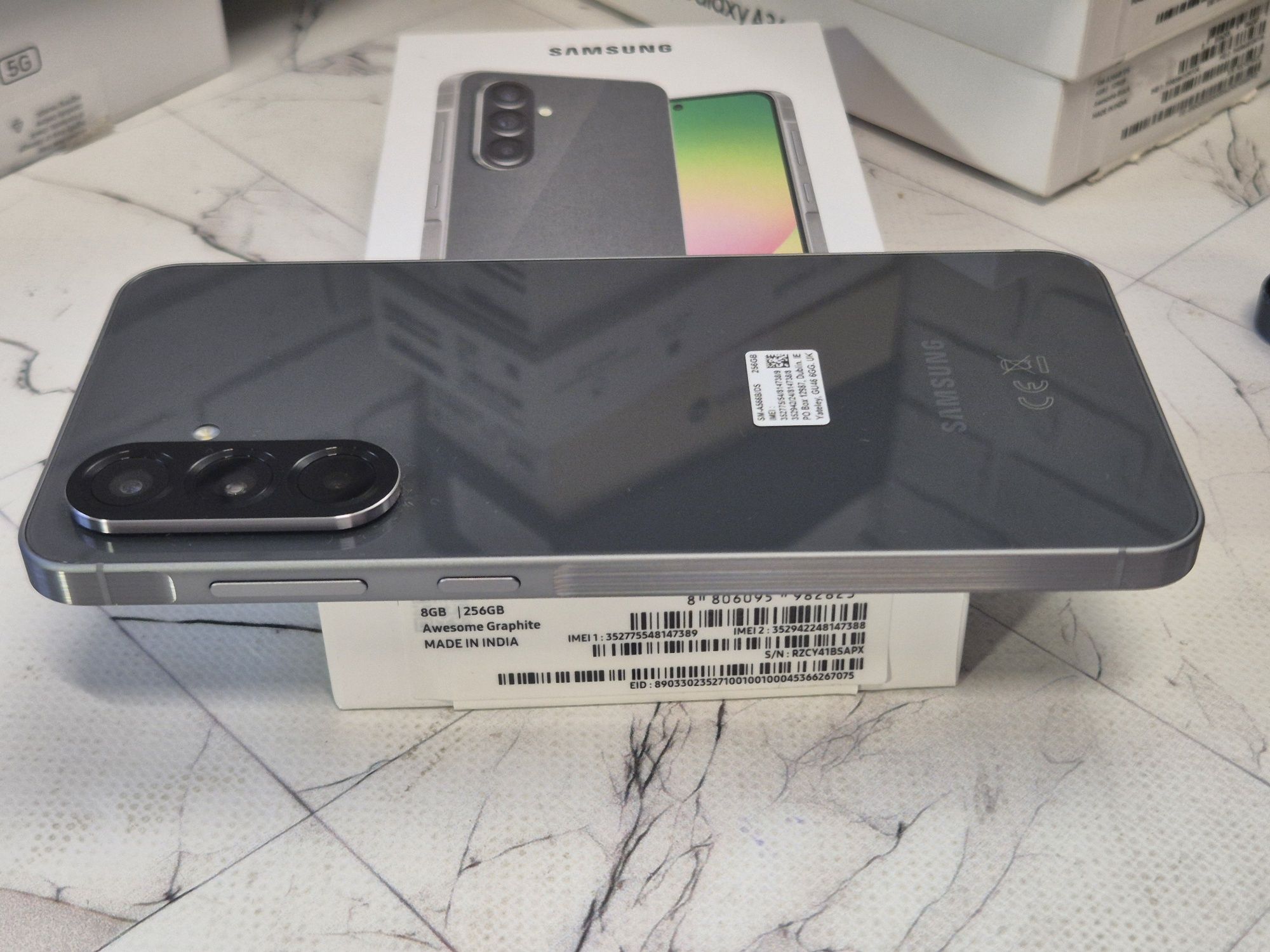 Samsung A56 8/256 , Новий !! 0 циклів зарядки !
