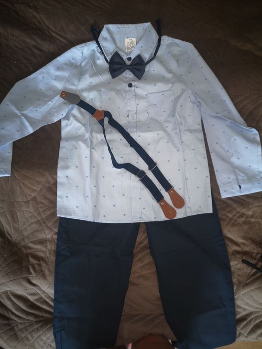 Komplet elegancki garniturowy dla chłopca 130