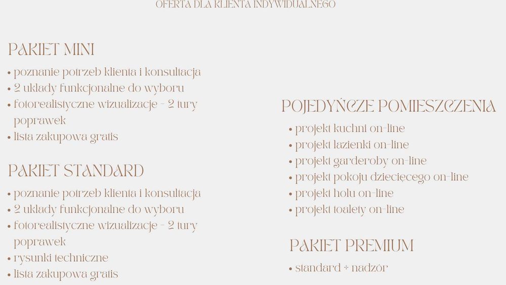Projektowanie Wnętrz - Wnętrza Marzeń - MS Design