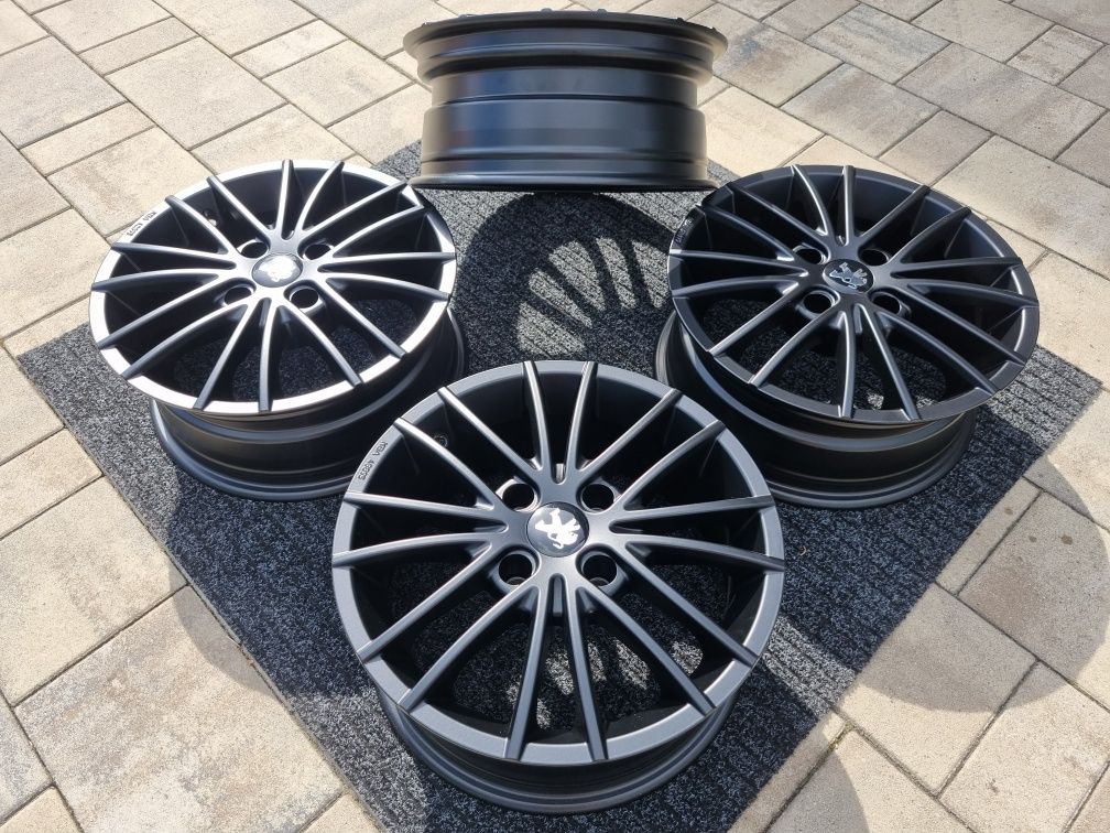 Peugeot 15 " Felgi Nowe 5x108 - 208 / 207 / 206 / 1007 / 307 Czarne