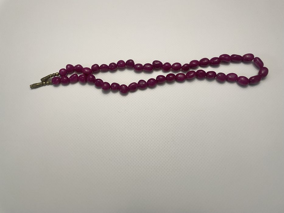 Намисто натуральний рубін