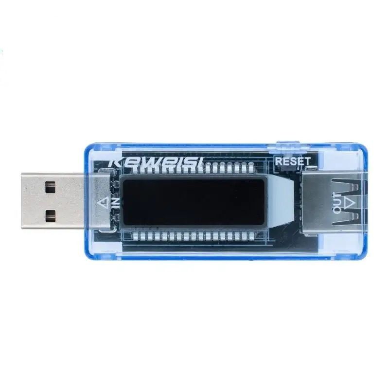 USB тестер KEWEISI KWS-V20 вольтметр амперметр ємність зарядки ёмкость