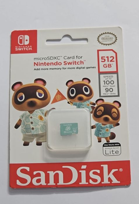 SDXC SanDisk Nintendo Switch 512Gb