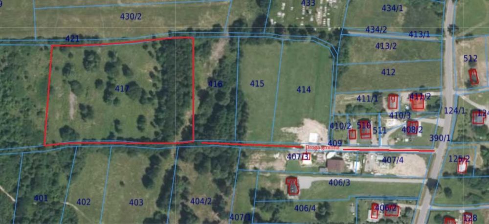 Zainwestuj w Ziemię! 1,28 ha Spokoju w Rozdzielu, gm. Lipinki